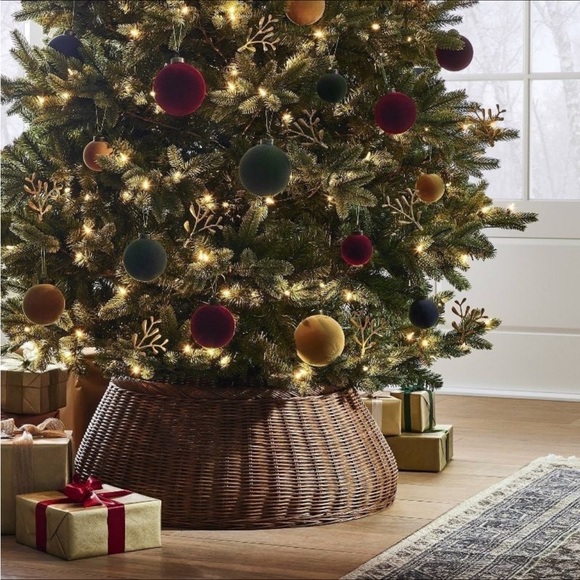 Set of 11 Velvet Christmas Ornaments - Threshold with Studio McGee - Picture 2 of 3